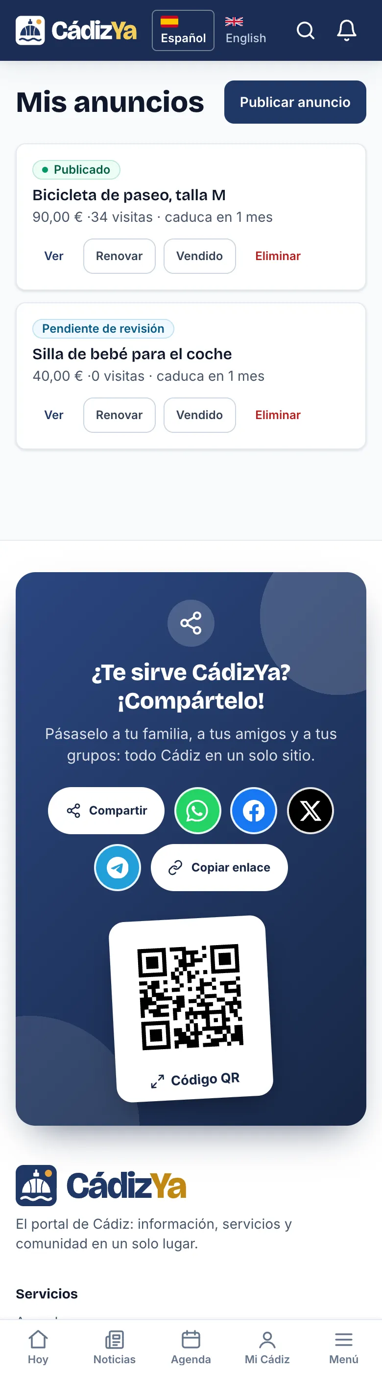 Mis anuncios