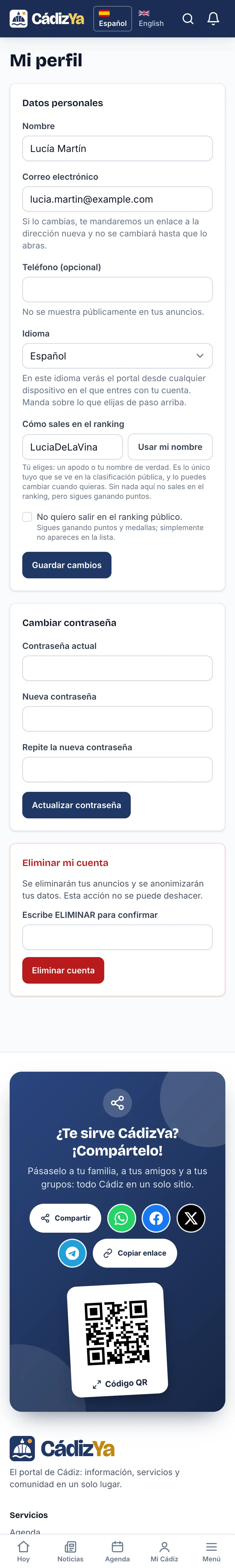 Mi perfil