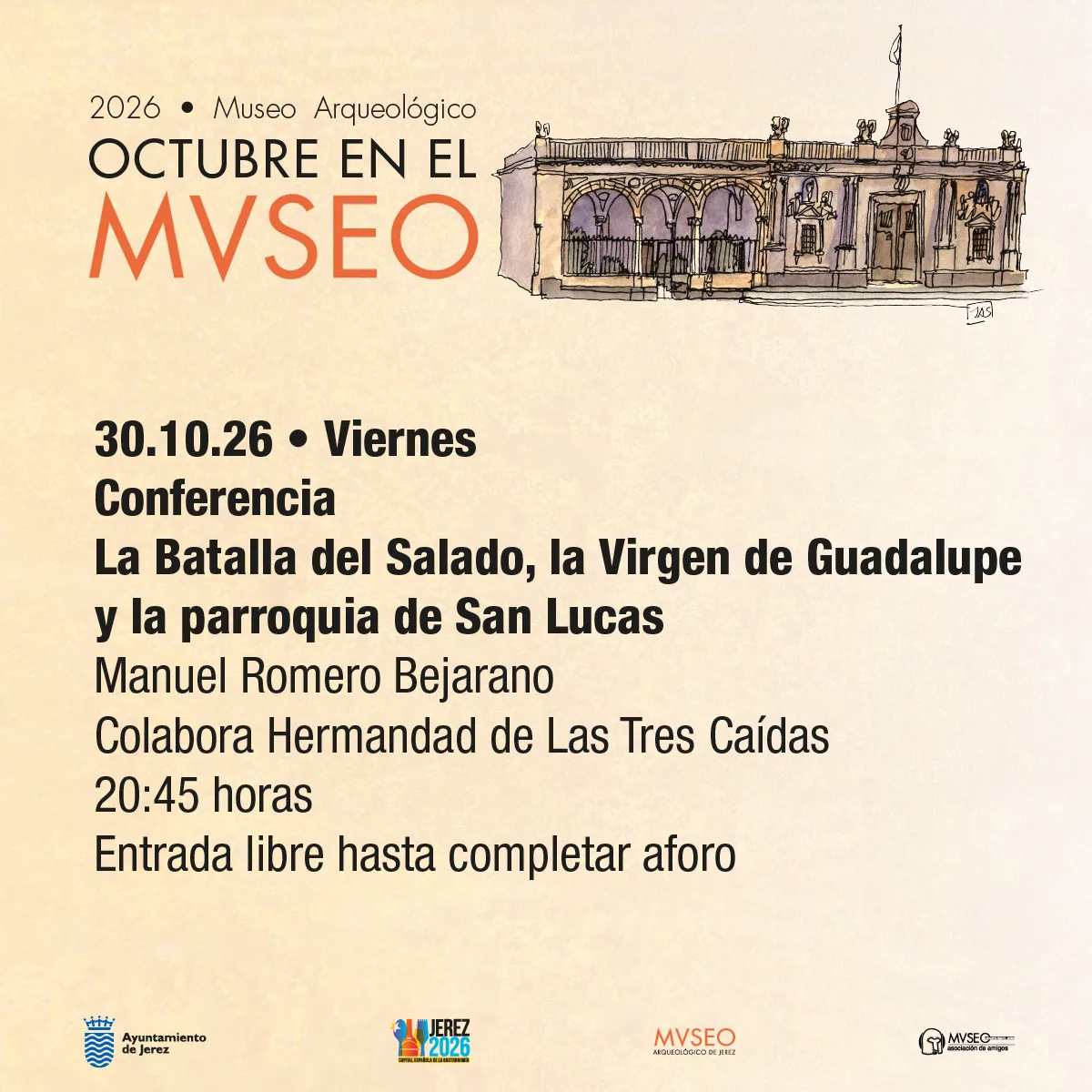 Conferencia «La Batalla del Salado, la Virgen de Guadalupe y la parroquia de San Lucas», de Manuel Romero Bejarano