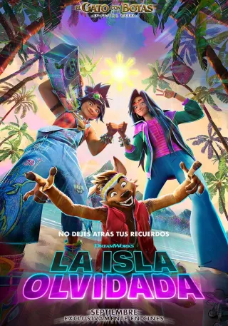 Cartel de La isla olvidada