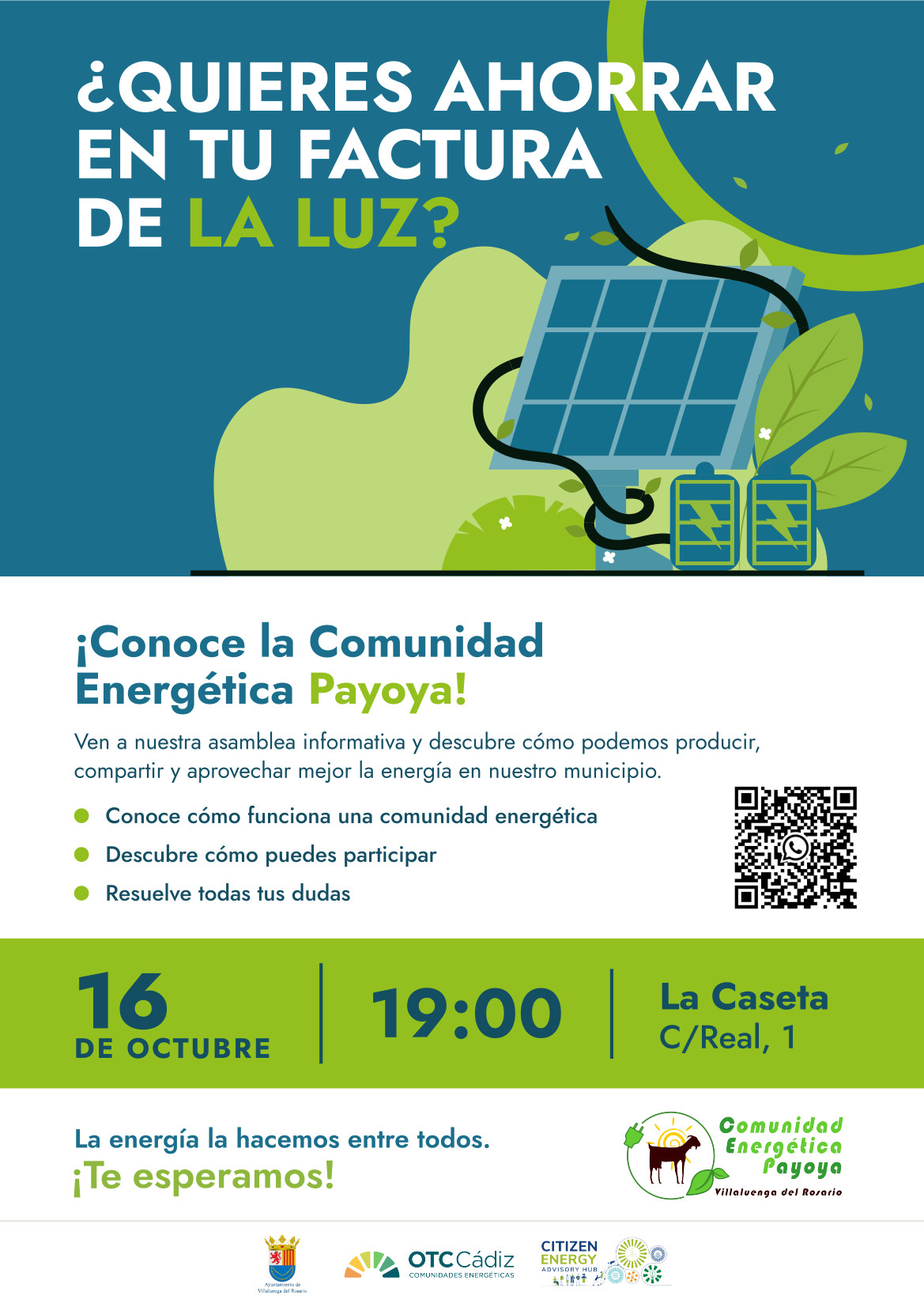 Imagen de la noticia: Villaluenga convoca una asamblea para crear una comunidad energética vecinal