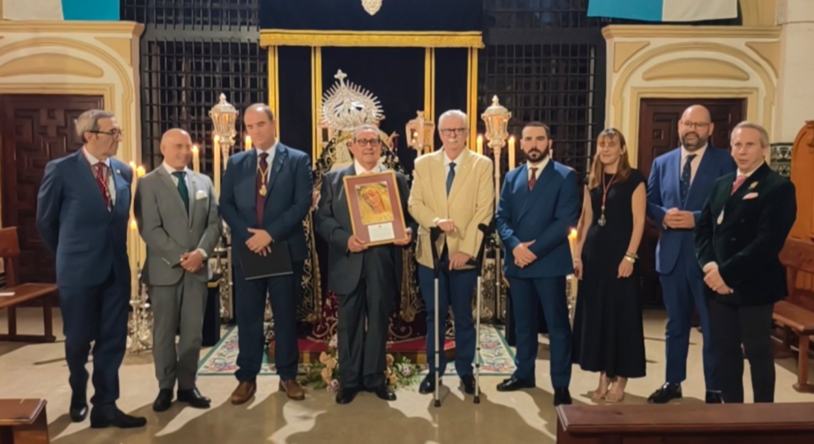 Image for the story: El Puerto celebrates the V Exaltation to the Virgen del Rosario at the Concepcionistas