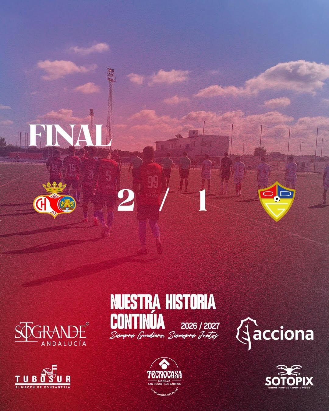 Imagen de la noticia: El CD Guadiaro pierde 2-1 en Chiclana y cae a la undécima plaza