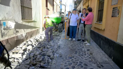 Imagen de la noticia: Arrancan las obras de la calle Mirador en Santa María tras once años de demandas