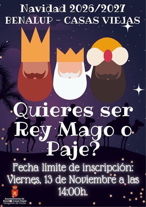 Imagen de la noticia: Benalup abre el plazo para elegir a los Reyes Magos por sorteo