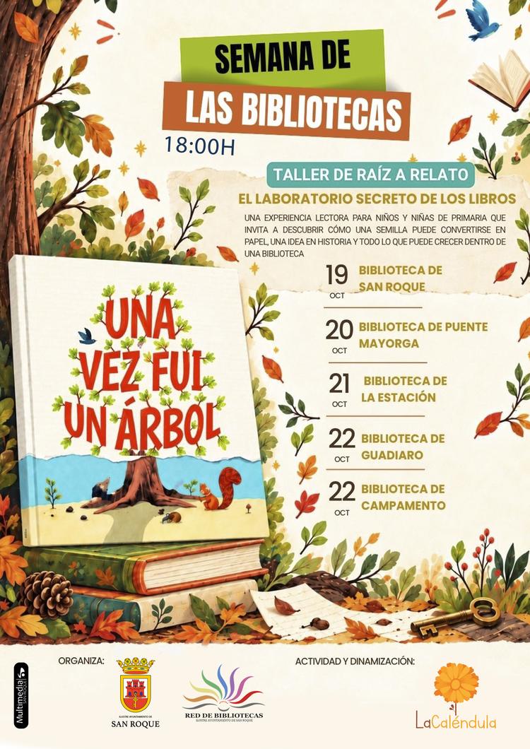 Imagen de la noticia: San Roque celebra la Semana de las Bibliotecas con talleres infantiles del 19 al 22 de octubre