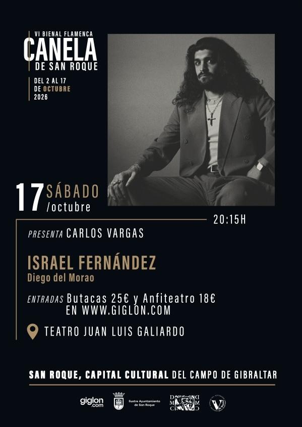 Imagen de la noticia: Israel Fernández cierra este sábado la VI Bienal de Flamenco de San Roque