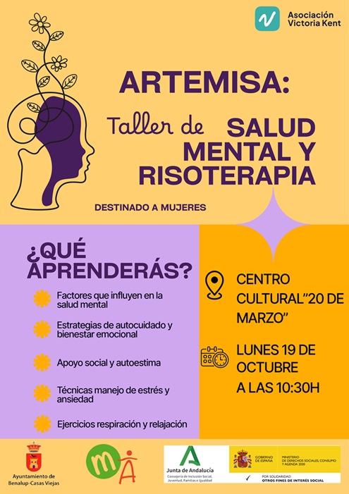 Imagen de la noticia: Benalup organiza un taller de salud mental y risoterapia para mujeres el lunes 19