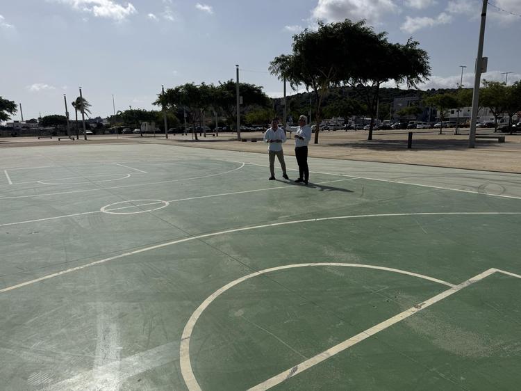 Imagen de la noticia: San Roque proyecta pistas de fútbol, baloncesto y vóley en el recinto ferial de la Estación