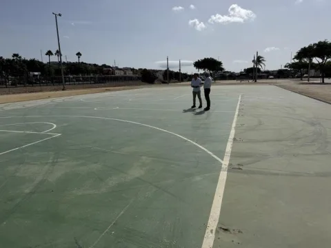 Imagen de la noticia: San Roque proyecta pistas de fútbol, baloncesto y vóley en el recinto ferial de la Estación