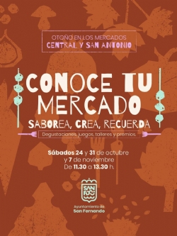 Imagen de la noticia: Los mercados Central y San Antonio de San Fernando abren tres sábados de otoño con talleres y catas