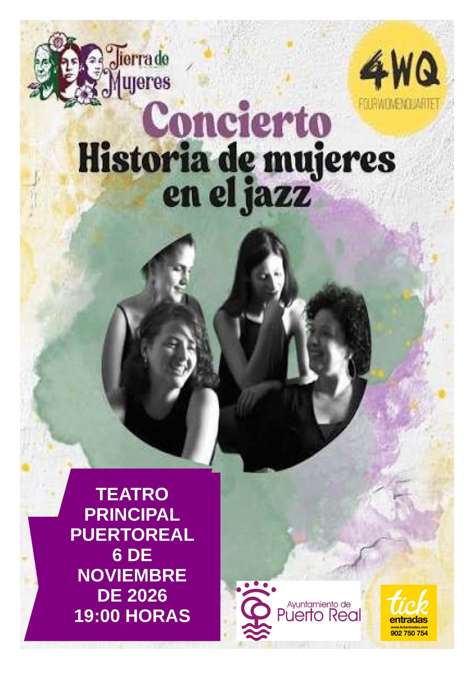 Imagen de la noticia: Puerto Real acoge el 6 de noviembre el concierto «Historia de Mujeres en el Jazz»