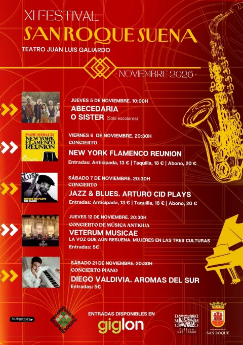 Image for the story: San Roque Suena fills the Teatro Juan Luis Galiardo with five concerts in November