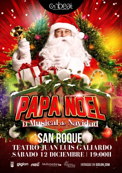 Imagen de la noticia: San Roque lleva 'Papá Noel, el musical' al Teatro Galiardo por cinco euros