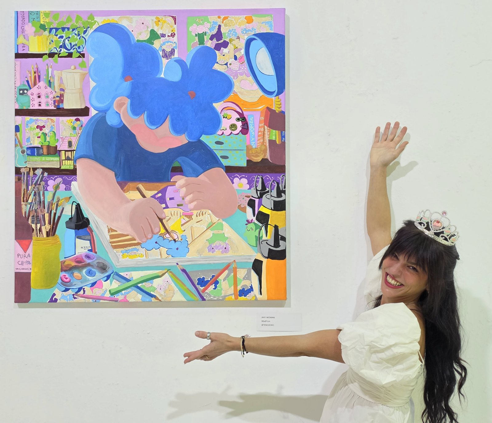 Imagen de la noticia: Nena Loaysa expone en El Puerto su universo pictórico hasta el 14 de noviembre