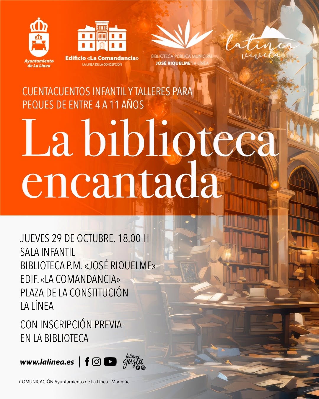 Imagen de la noticia: La Línea abre inscripciones para dos actividades en la biblioteca